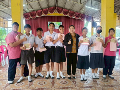 ขับเคลื่อนกิจกรรมของอาสาสมัครสหกรณ์และร่วมกันทำกิจกรรมให้ความรู้เรื่องการสหกรณ์ ณ โรงเรียนประชานิคม 2 อำเภอท่าแซะ จังหวัดชุมพร ... พารามิเตอร์รูปภาพ 1